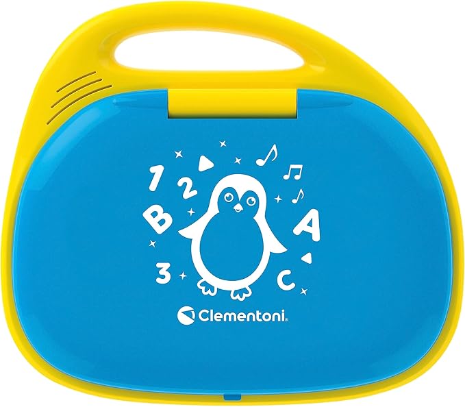Clementoni - 16425 - Computer Kid DOT Laptop - Talking Electronic Educational Game, Kids Computer, Kids Laptop 3 Years, Technology for Kids, Portable, Batteries Included