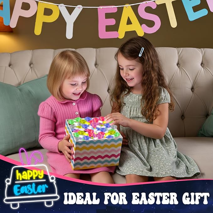36Pcs Easter LED Finger Lights Bunny Egg Party Favors Glow in the Dark Light Up Finger Lights Themed Toys Bulk for Birthday Party Goodie Bag Stuffer Birthday Gifts Classroom Prize