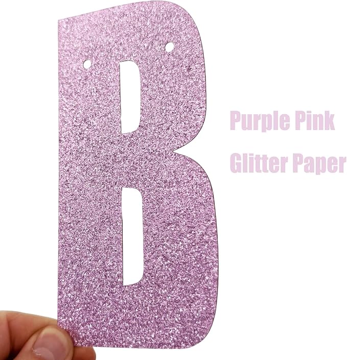 “I'LL BE SHINNING LIKE I'M BORN TO BE” Shine Like a Star Banner, Stage Performance & K-Pop Inspired Party Supplies for Birthday, Glitter Pink Purple Demon Party Decor, Hunters Concert Theme Celebration