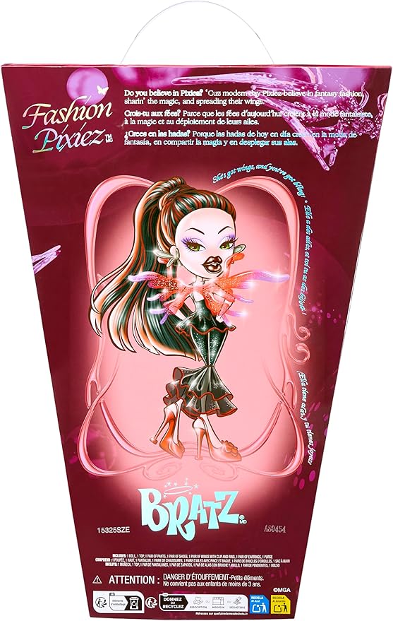 Bratz Fashion Pixiez Lina Collectible Fantasy Doll with Real Fashions and Accessories