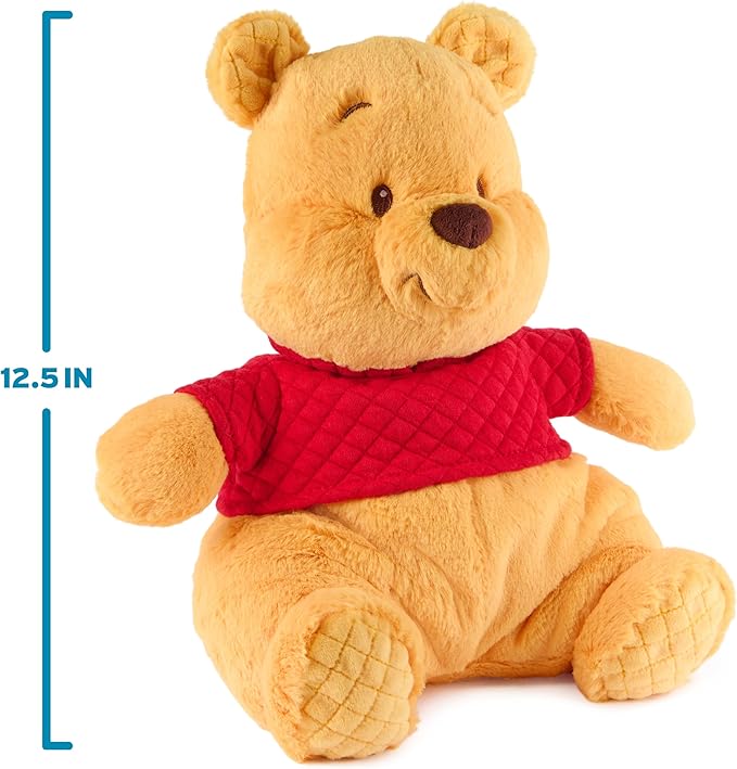 GUND Disney Official Winnie The Pooh Oh So Snuggly Plush, Teddy Bear Stuffed Animal for Babies and Infants, Yellow, 12.5”