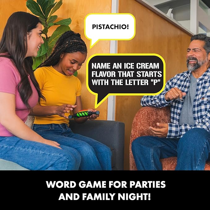 Educational Insights Wordgency - Fun Family Games for Kids and Adults, Fast-Paced Word Games for Kids 8-12, Interactive Electronic Game, Quick Word Game with Timer, Travel-Friendly Play, 1-2 Players