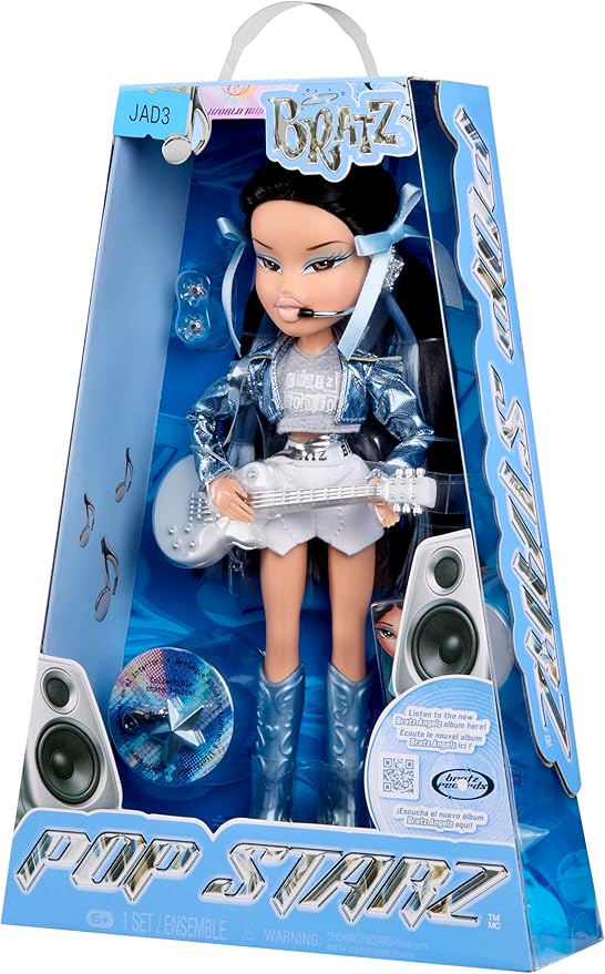 Bratz Pop Starz Jade Fashion Doll with Accessories and Charm