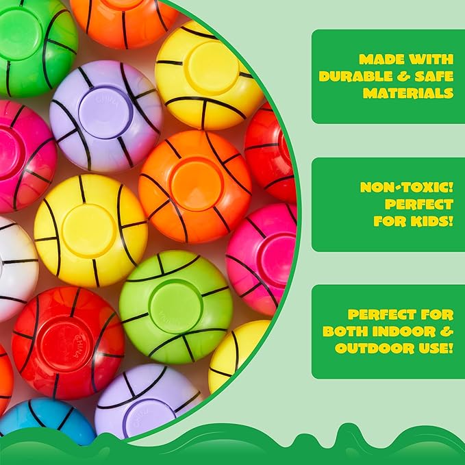JOYIN 36 Pack Basketball Fidget Spinners for Kids, Basketball Party Favors, Fidget Toys Bulk, Stress Balls, Easter Egg Fillers Goodie Bag Stuffers for Birthday Party, Treasure Box for Classroom