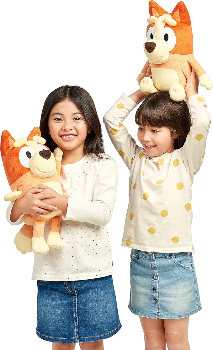 Bluey S2 Jumbo Plush - Bingo, Multicolor, 16 inches (13038)