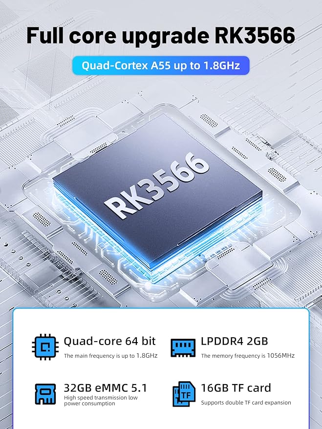 RG353V Handheld Game Console RG353V Video Games Console 3.5" IPS Screen Android 11 and Linux System RK3566 64bit Game Player Retro Gaming Console Bluetooth 4.2 and 5G WiFi White