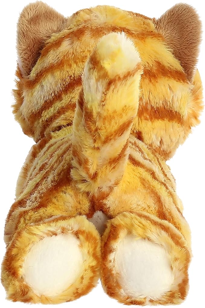 Aurora® Adorable Mini Flopsie™ Ginger Cat™ Stuffed Animal - Mini Companions Ready for Playful Adventures - for Kids All Ages, Toddlers, Adults, and Families - Orange 8 Inches