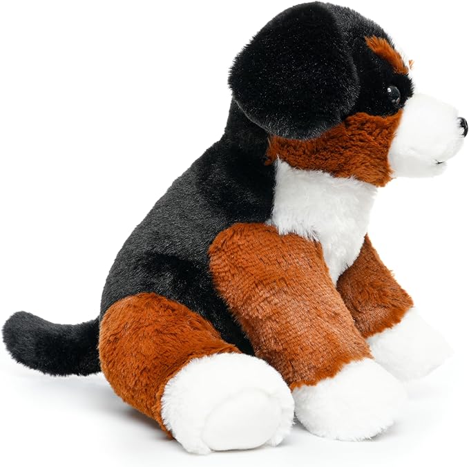 Bernese Mountain Dog Stuffed Animals Puppy Plush Toys for Boy Girl Kids Gift Birthday, 12 inches