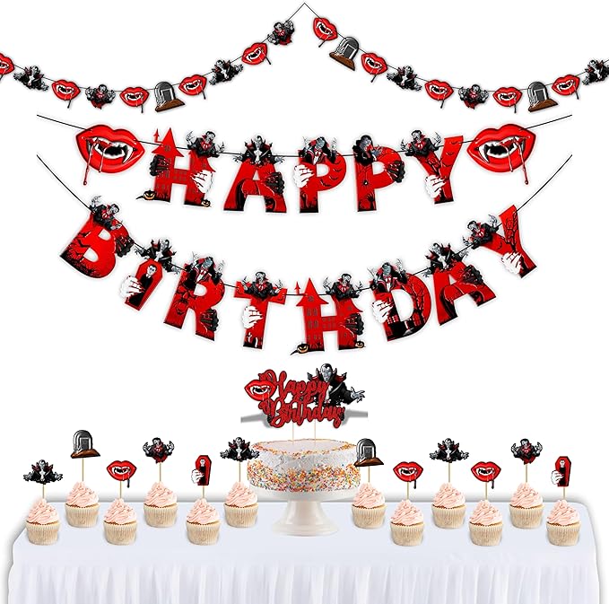 Seyal® Vampre Theme Birthday Party Supplies