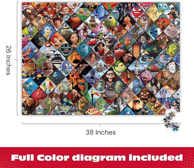 Ceaco - Disney/Pixar Clips - 2000 Piece Jigsaw Puzzle , 5"