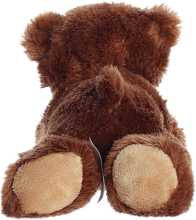 Aurora® Adorable Mini Flopsie™ Barnsworth™ Stuffed Animal - Mini Companions Ready for Playful Adventures - for Kids All Ages, Toddlers, Adults, and Families - Brown 8 Inches
