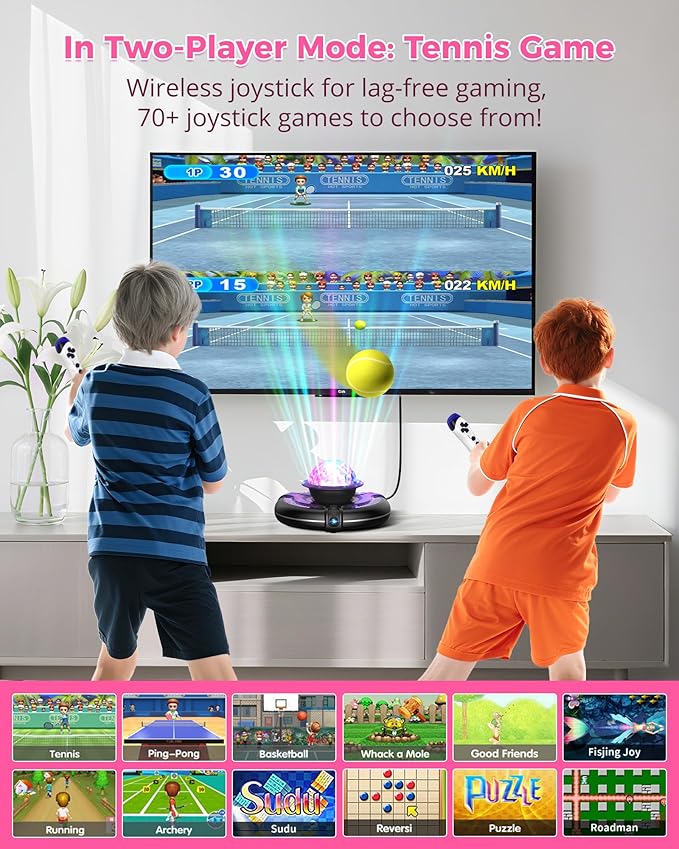 Dance Mat for Kids and Adults: 2-Player Electronic Dance Pad with HDMI for TV - Wireless Musical Exercise Game - Great for Party Fun & Birthday Gifts for Girls & Boys Ages 6+
