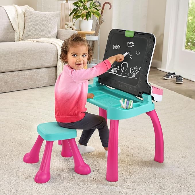VTech Explore and Write Deluxe Activity Desk (Frustration Free Packaging), Pink