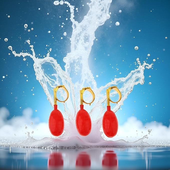3Pcs Red Water Squirt Games Water Spray Ring Tricky Games Spoof April Fools' Day Tricky Prank Gag and Practical Jokes Novelty and Gag