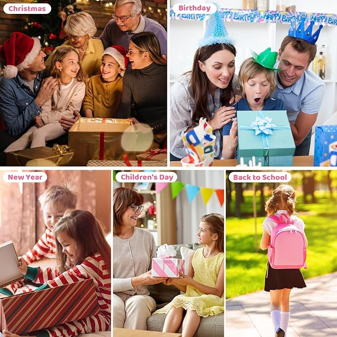 Toys for Girls Karaoke Machine for Kids, Mini Karaoke Machine with Microphones, Kids Toys 3 4 5 6 7 8 9 10 12+ Years Old, Girl Toys Princess Toys Gifts for Girls Boys Party (Blue 2 Mics)