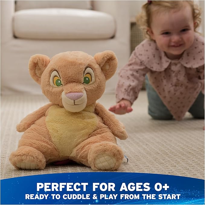 GUND Disney Official Nala Oh So Snuggly Plush, The Lion King, Lion Stuffed Animal for Babies and Infants, Yellow, 12.5”