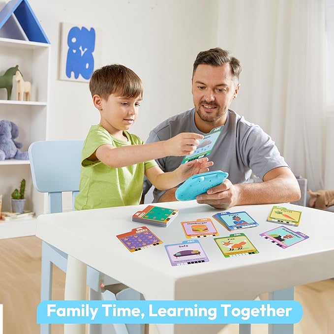 JOVA lalalark Talking Flash Cards for Kids 3 4 5 Year Old, Toddler Learning Toys with 136 Sight Words & 64 Games, Montessori Educational Toy for Kids, Preschool Learning Activities, Boys Girls Gifts
