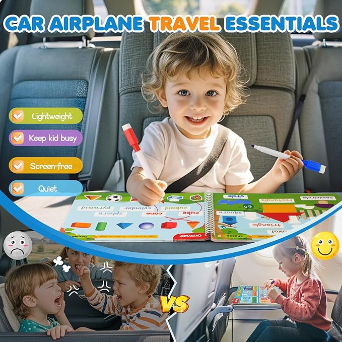 Preschool Learning Activities Kindergarten Workbooks, Toddler Alphabet Learning Educational Toys for 2 3 4 5 Year Old, Writing Practice Tracing Activity Books, Back to School, Easter Basket Stuffers
