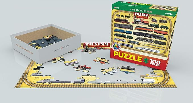 Trains 100 Piece Jigsaw Puzzle