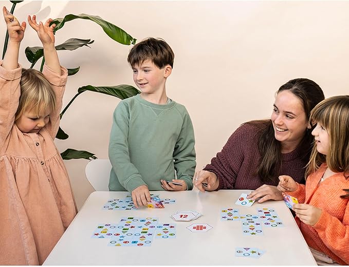 Pattern Party — Head-to-Head Puzzle Game by FlexiQ, Brain Teasers for Kids 5+, Board Games for Family Night