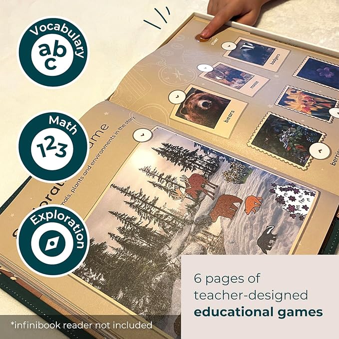 Cali's Books Goldilocks and The Three Bears infinibooklet - infinibook Interactive Storybook for Kids, Learning Book for Toddlers