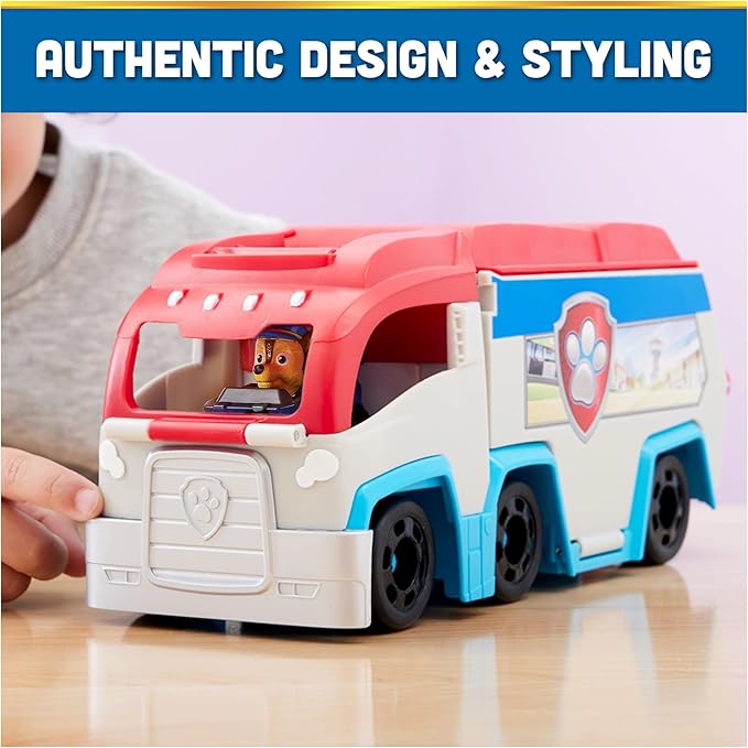 Paw Patrol: Pup Squad Patroller Team Vehicle, Toy Truck with Collectible Chase Toy Car, Kids Toys for Boys & Girls Ages 3+