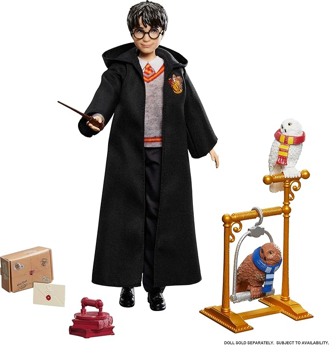 Mattel Harry Potter Toys, Diagon Alley Collectible Shops, Owl Emporium, 2 Animal Friends, 7 Movie-Inspired Accessories & Surprises
