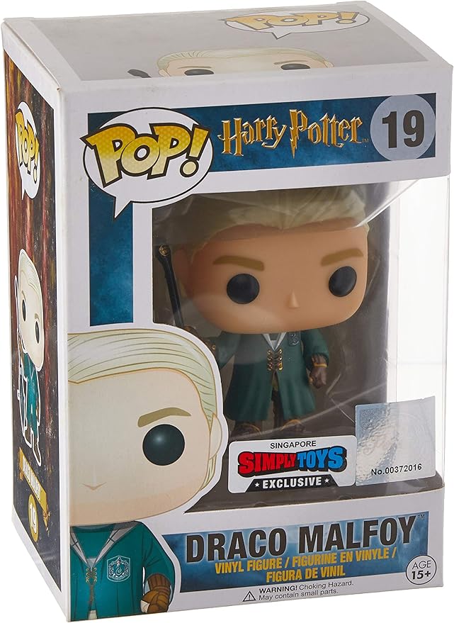 Funko - Harry Potter-Draco Malfoy Quidditch Figurine, Multicoloured, 6881