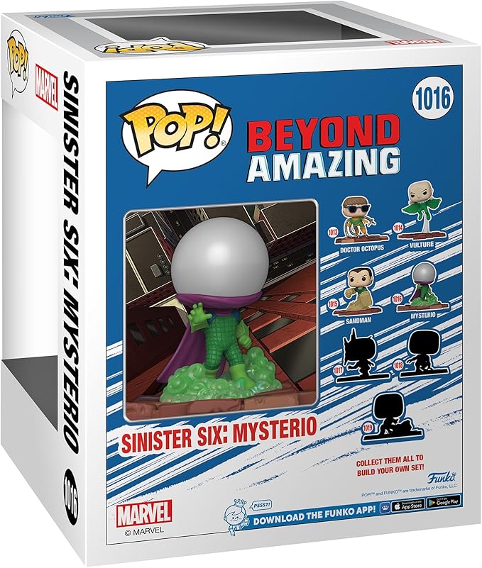 Funko Pop Deluxe: Marvel Sinister 6 - Mysterio Figure 4 of 7 - Marvel Comics - Amazon Exclusive - Collectable Vinyl Figure - Gift Idea - Official Merchandise - Toys for Kids & Adults