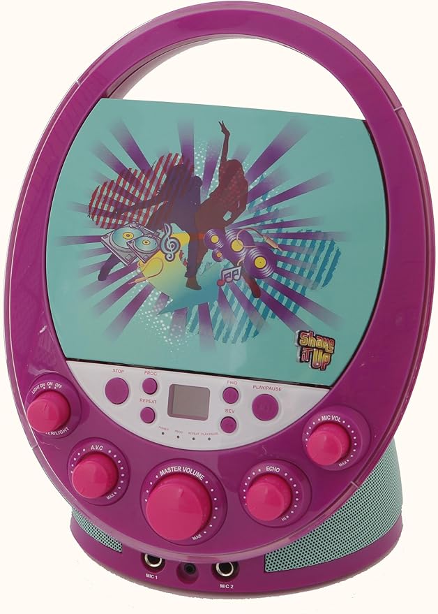 Karaoke System 66014 Shake it Up Karaoke Machine, Purple