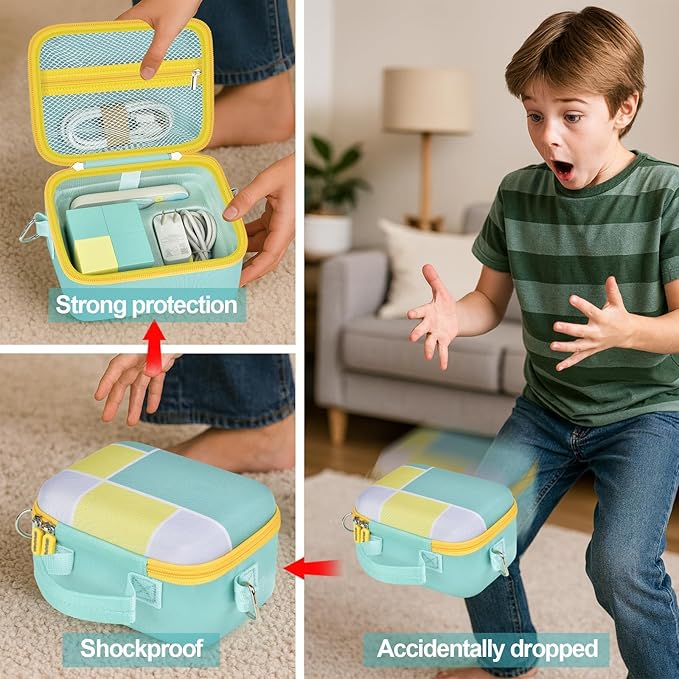 Case for Nex Playground Game System: Custom-fit Sleek Storage Holder for Nex Playground Accessories & Game Console. Portable Travel Case with Detachable Shoulder Strap (Box Only)