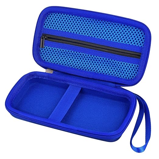 khanka Hard Travel Case Replacement for RG40XX H Retro Handheld Game Console,Case Only. (Blue)