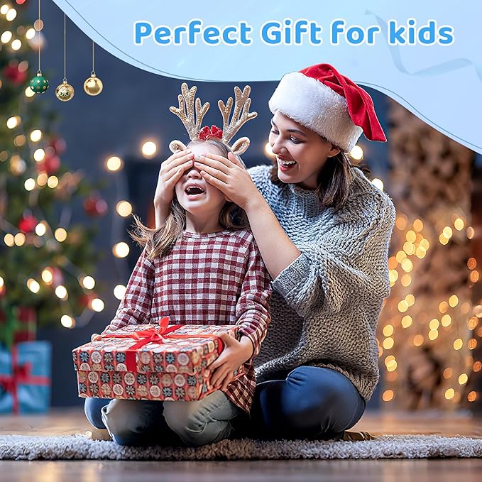 Kids Smart AI Learning Camera, 4.0'' Educational AI Toy Camera with Photo Recognition Knowledge Encyclopedia for Toddler Boys and Girls 3+ Christmas Birthday School Gift (Blue)
