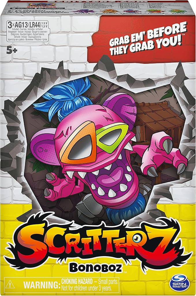 Scritterz, Bonoboz Interactive Collectible Jungle Creature Toy with Sounds and Movement, for Kids Aged 5 and up