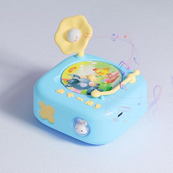 HOMESTEC B Version Flash Cards Player Toy, Thicker, Less Prone to Bending and Can Be Used Longer Educational Learning Sensory for Toddler