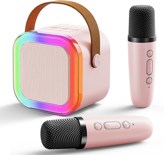 Mini Karaoke Machine for Kids Adults: Funny Christmas White Elephant Gifts Ideas