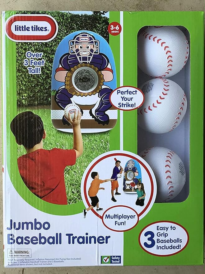 Little Tikes Inflatable Baseball Trainer, Medium