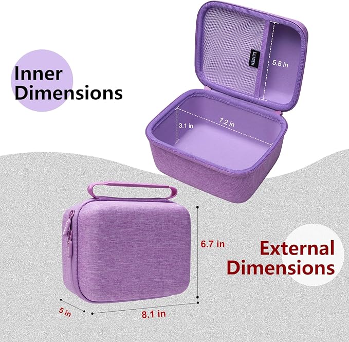 LTGEM Case Compatible with Miko Mini AI Robot for Kids, Purple(Case Only)