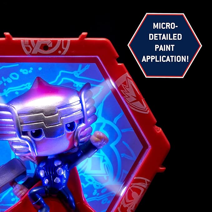 Wow! PODS Avengers Collection - Thor | Superhero Light-Up Bobble-Head Figure | Official Marvel Collectable Toys & Gifts,4 inches
