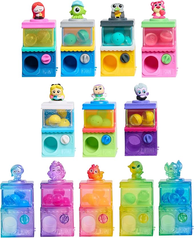 Disney Doorables Whatcha Gotcha Machine, Collectible Toy mini Figures, Kids Toys for Ages 5 Up by Just Play
