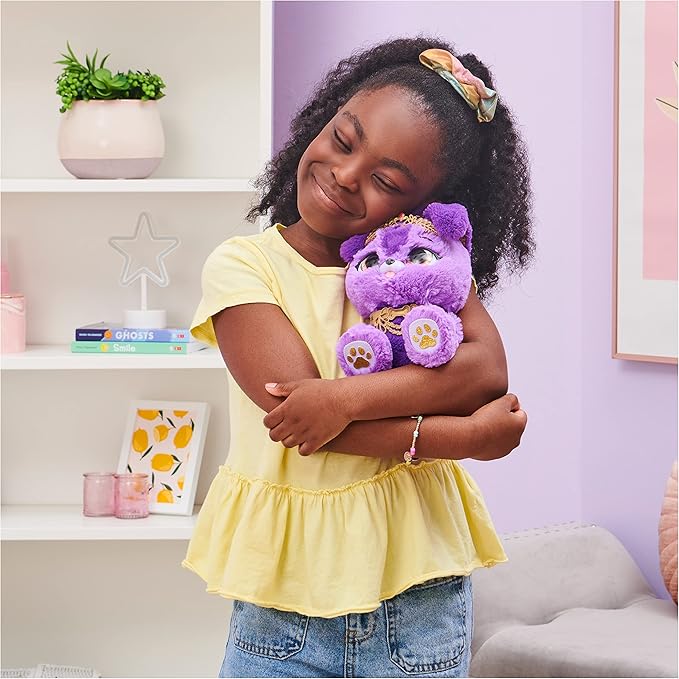 Present Pets, Princess Puppy Interactive Surprise Plush Toy Pet with Over 100 Sounds & Actions (Style May Vary), Girls Gifts, Kids Toys for Girls