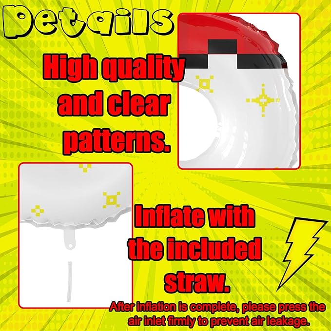 40 Inch Red White Cartoon Theme Number Balloons Large Birthday Party Number Balloons Cartoon Animation for Kids Birthday Party Decoration Supplies (Number 3)