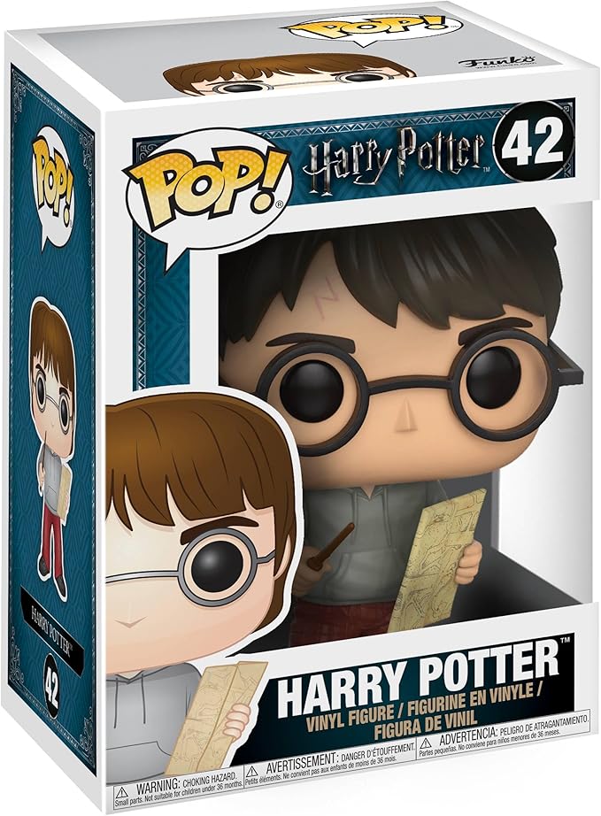 Funko Pop Movies Potter-Harry w/Marauders Map w Toy