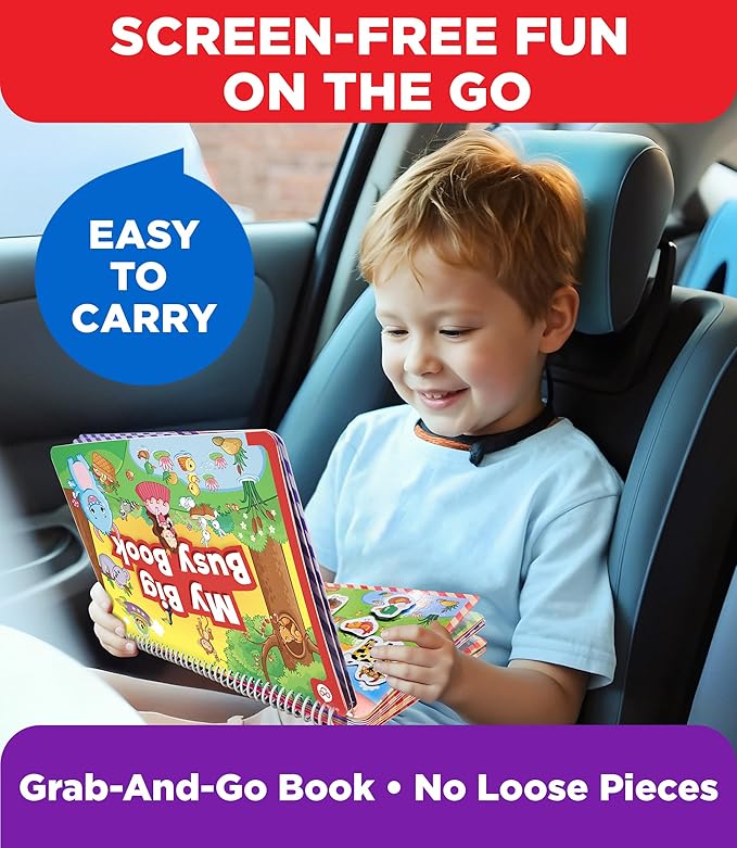 Doctor Jupiter Montessori Preschool Busy Book for Toddlers 3+ Year Olds | Preschool Learning Activities - Educational Travel Toys | Birthday Gift Ideas for Boys & Girls