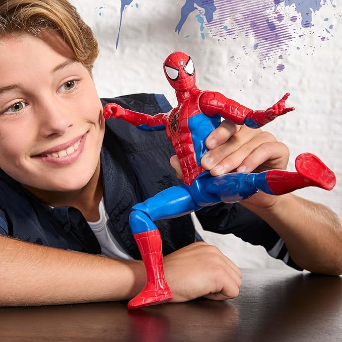 Marvel Spider-Man Titan Series Action Figure, 12-Inch (30 cm) Super Hero Toys for Kids Ages 4+