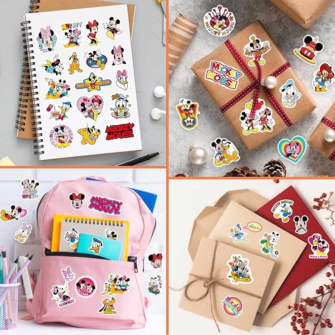 Mouse Stickers, Scrapbooking, 32 Different Sheets, Teacher Reward Stickers Prizes, Mouse Themed Birthday Party Favors Supplies，Recommended Age 18(Style B)