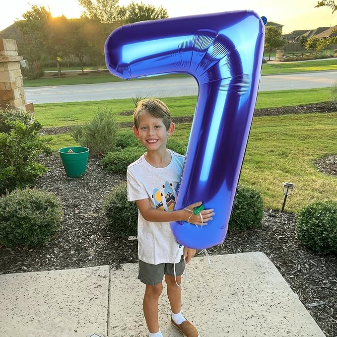40 Inch Navy blue Number 70 Digital Balloon,Jumbo Mylar Foil Helium Balloon for 70 Balloons for Birthday Party,Wedding Anniversary Party Decorations