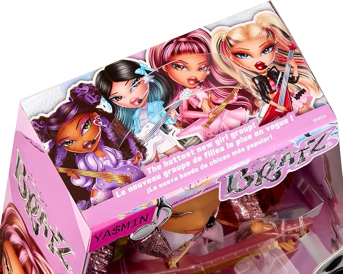 Bratz Pop Starz Yasmin Fashion Doll with Accessories and Charm