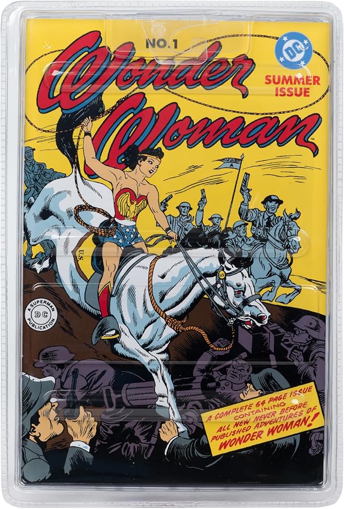 McFarlane Toys- DC Direct Page Punchers Wonder Woman (Wonder Woman #1) 7in Action Figure with Comic