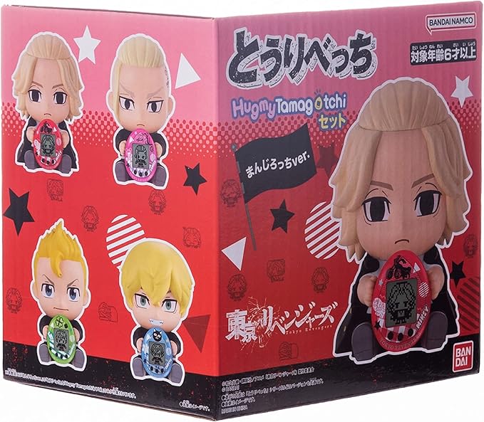 Tamagotchi Nano x Tokyo Revengers - Manjiro, HugmyTamagotchi Vinyl Figure